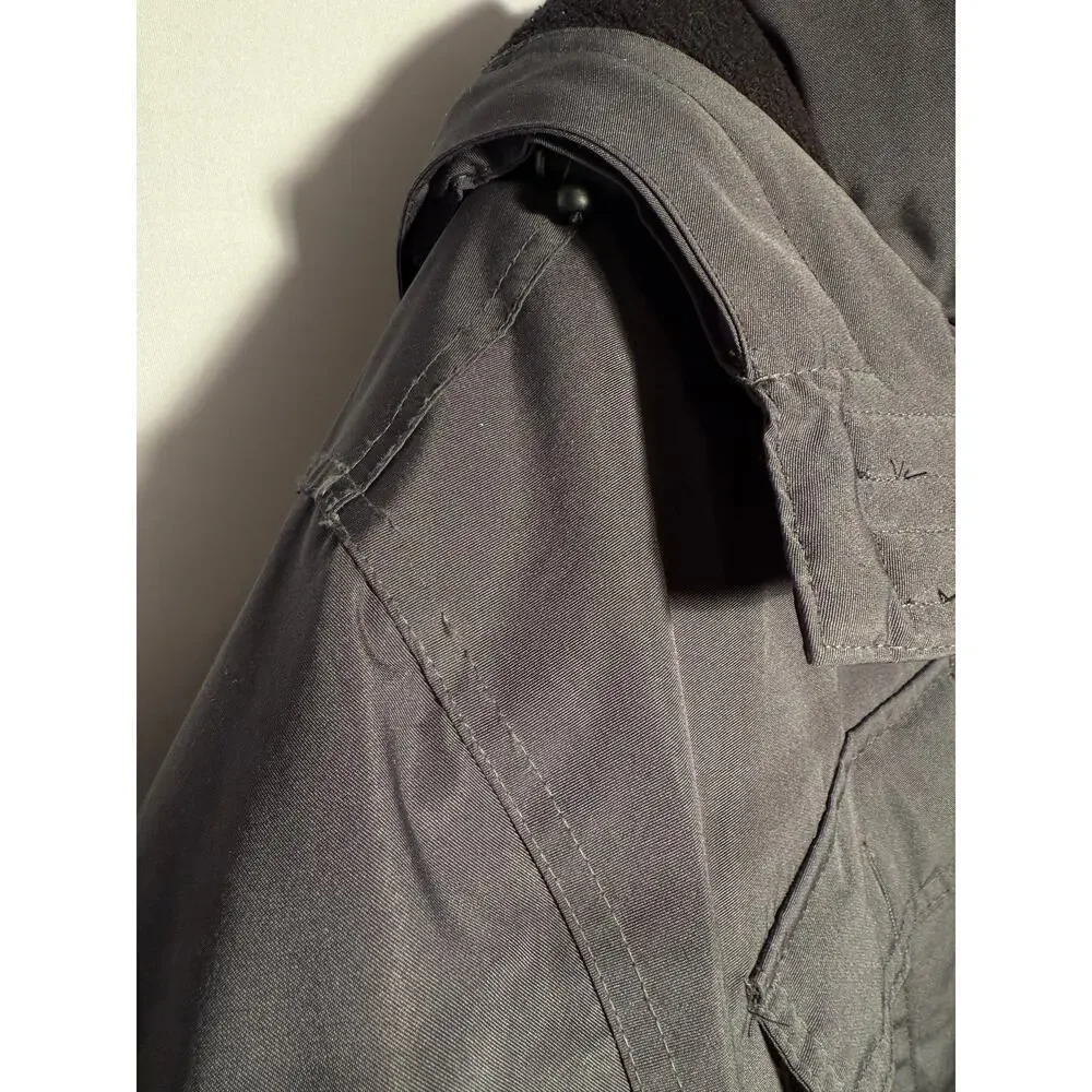Canada Weather Gear Men's Charcoal Insulated Heavyweight Winter Parka Jacket